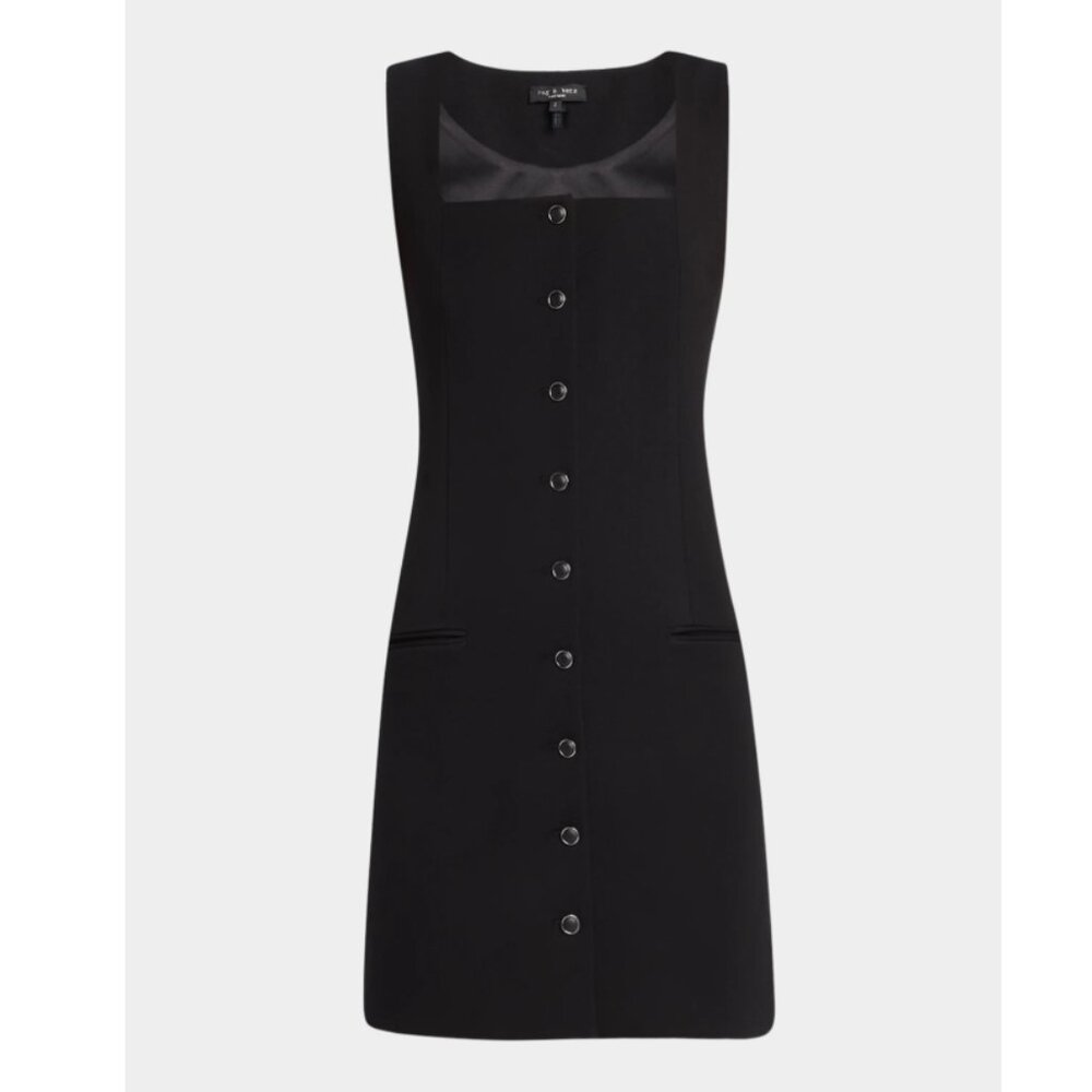 NWT rag & bone Marianna Button-Front Denim Dress - Picture 4 of 9